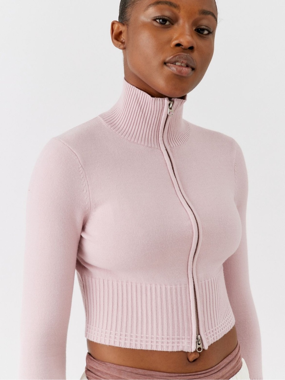UO Everleigh Two-Way Zip-Up Cartigan - Picture 3 of 7